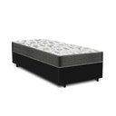 Ver imagem 1 de Cama Base Solteiro Preto Colchão Iso 100 D33 - Ortobom
