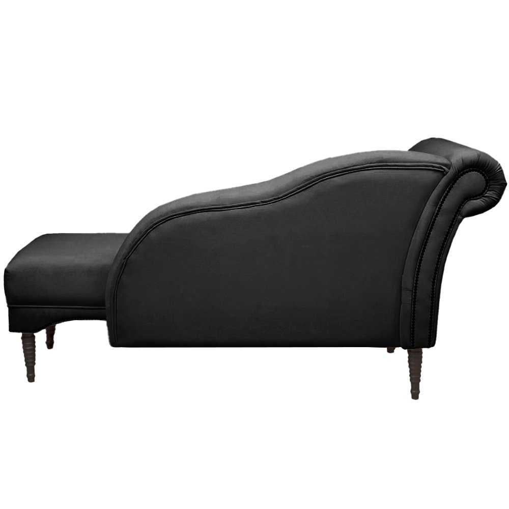 Divã Chaise Copenhagen Veludo 1,60cm Speciale Home - 7