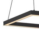 Ver imagem 4 de Lustre Pendente Newline Fit Led 740 Bivolt Preto 3000k Luz Amarela