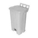 Ver mais imagens de Lixeira Quadrada Plastica de 100 Litros sem Roda e Pedal Cor:amarelo