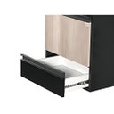 Ver imagem 3 de Conjunto Gabinete Banheiro Madri C/ Cuba Espelheira Suspenso:nero/barrique