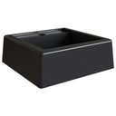 Ver imagem 1 de Cuba de Apoio para Banheiro em Marmore Sintetico 94101 Preto Pp Preto