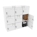 Ver imagem 3 de ARMÁRIO ESCANINHO 9 PORTAS SEM RODAPÉ M179.2021.B (ORGANIZA) MUNDI MOVEIS