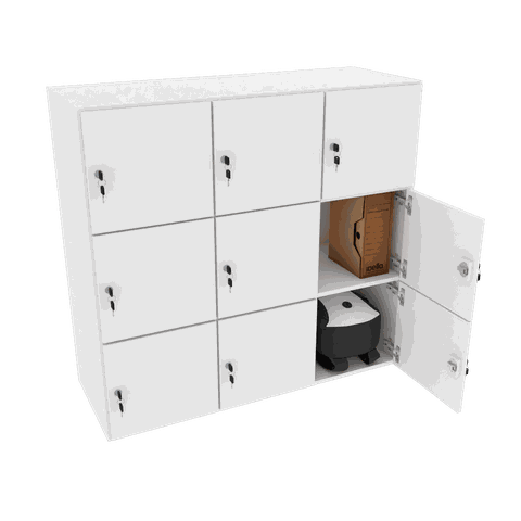 ARMÁRIO ESCANINHO 9 PORTAS SEM RODAPÉ M179.2021.B (ORGANIZA) MUNDI MOVEIS
