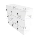 Ver imagem 5 de ARMÁRIO ESCANINHO 9 PORTAS SEM RODAPÉ M179.2021.B (ORGANIZA) MUNDI MOVEIS