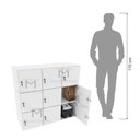 Ver imagem 6 de ARMÁRIO ESCANINHO 9 PORTAS SEM RODAPÉ M179.2021.B (ORGANIZA) MUNDI MOVEIS