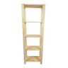 Estante Ripada 5 Prateleiras Fortaleza 180x60x33 Em Madeira De Pinus Natural - 2