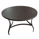 Ver imagem 4 de Conjunto Mesa Redonda 1,40cm com 6 Cadeiras Betta em Alumínio Área Externa Marrom