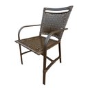 Ver imagem 5 de Conjunto Mesa Redonda 1,40cm com 6 Cadeiras Betta em Alumínio Área Externa Marrom