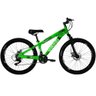 Bicicleta Viking X Tuff25/30 Aro 26 Freio Disco 21v Cambios Importados Verde Neon Vikingx - 1