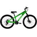 Ver imagem 1 de Bicicleta Viking X Tuff25/30 Aro 26 Freio Disco 21v Cambios Importados Verde Neon Vikingx