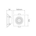 Ver imagem 2 de Spot de Led de Embutir Stella Easy Par 30 Quadrado 12w Bivolt