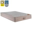 Ver imagem 7 de Cama Box Baú King Suede Bipartido + Colchão Ortobom Airtech Molas Ensacadas 65x193x203 Marrom