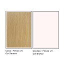 Ver imagem 2 de Cômoda Genialflex Infinity 3 Gavetas 100% Mdf Savana/branco