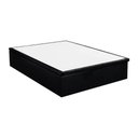 Ver imagem 6 de Cama Box Baú Casal: Colchão Espuma Polar D20 Pérola + Base CRC Courano Black(138x188)