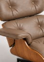 Ver imagem 5 de Poltrona Charles Eames com Puff - Freijó em Couro Cappuccino