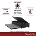 Ver imagem 4 de Base Cama Box Solteiro com Baú e Cama Auxiliar Preto