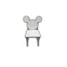 Mesa Mickey com Cadeiras, Mdf Branco. - 2