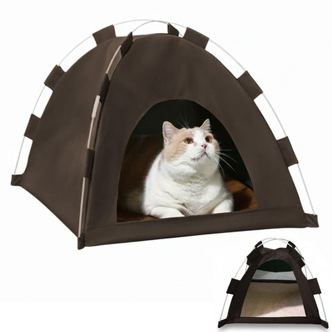 Caminha Tenda Gato Cachorro Pet Coelho Animais Estimaçao Casinha Dobravel Portatil Arranhador Rasque