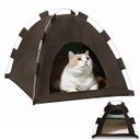 Ver imagem 1 de Caminha Tenda Gato Cachorro Pet Coelho Animais Estimaçao Casinha Dobravel Portatil Arranhador Rasque