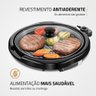 Grill Redondo Mondial Smart Grill 30cm 1200w G-04 Preto 127v - 2