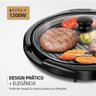Grill Redondo Mondial Smart Grill 30cm 1200w G-04 Preto 127v - 4