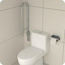 Ver imagem 6 de Barra De Apoio Para Sanitário Articulada 70Cm