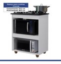 Ver imagem 2 de Balcão para Cooktop 5 Bocas 2 Nichos para Forno Turim