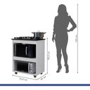 Ver imagem 3 de Balcão para Cooktop 5 Bocas 2 Nichos para Forno Turim