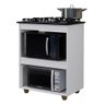 Balcão para Cooktop 5 Bocas 2 Nichos para Forno Turim - 5