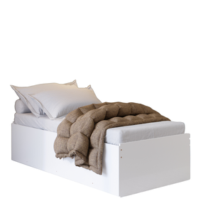 Cama Bicama Tricama Solteiro/casal/auxiliar 3 em 1 Matrix:branco