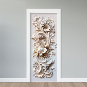Adesivo de Porta - Relevo Escultura 1