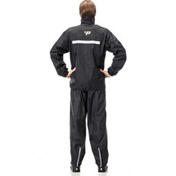 Capa de Chuva Conjunto Gola Calca Impermeavel Moto Nylon Motoqueiro Resistente Segurança Protecao -  - 2