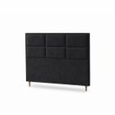 Ver imagem 4 de Cabeceira para Cama Casal Estofada 1,38 ,Mts Alice Vilajo: Suede Preto