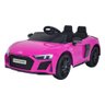 Mini Carro Elétrico 12 V Audi R8 Spyder Importway - Rosa - 1