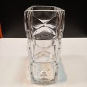 Ver imagem 4 de Vaso Decorativo de Cristal Transparente 18x12x12cm Enfeite Sala Mesa Estante