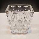 Ver imagem 6 de Vaso Decorativo de Cristal Transparente 18x12x12cm Enfeite Sala Mesa Estante