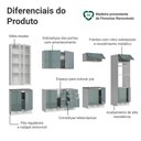 Ver imagem 4 de Armário de Cozinha Completa 340 cm Branco/Cinza Lux Madesa 03