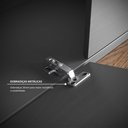 Ver mais imagens de Estante para TV e Home Theater até 65 Polegadas com 200cmx183cm Led 3200 Cristaleira Cinza Grafite