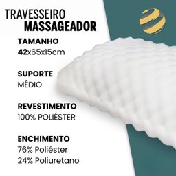 Travesseiro Massageador Fibrasca Suporte Firme - 2
