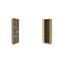 Ver imagem 2 de Kit 2 Cristaleiras Multiuso com 4 Portas de Vidro e 8 Prateleiras