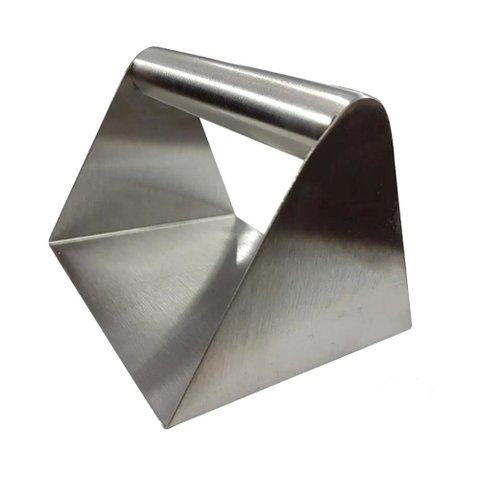 Prensador de Hamburguer em Inox Smash Burguer 14x12cm Frigopro