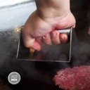 Ver imagem 4 de Prensador de Hamburguer em Inox Smash Burguer 14x12cm Frigopro