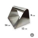 Ver imagem 2 de Prensador de Hamburguer em Inox Smash Burguer 14x12cm Frigopro