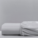 Ver imagem 3 de Jogo de Lençol Solteiro 2 Peças 400 Fios C/ Elástico Hotel:cinza