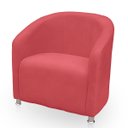 Ver imagem 5 de Poltrona Redonda Moderna e Confortavel Alicia Suede