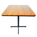 Ver imagem 1 de Mesa com Tampo de Madeira 70x70 P/ Restaurante Lanchonete