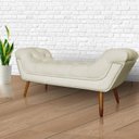 Ver imagem 2 de Recamier Sofá Divã Namoradeira Sienna 160cm Queen Suede