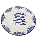 Ver imagem 1 de Jogo Prato Raso Jantar 6 Pessoas 6pçs Peixe Praia Mar 31cm