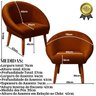 Poltrona Decorativa para Sala de Espera Tecido Veludo Confortavel Pés Palito Reforçado - 2
